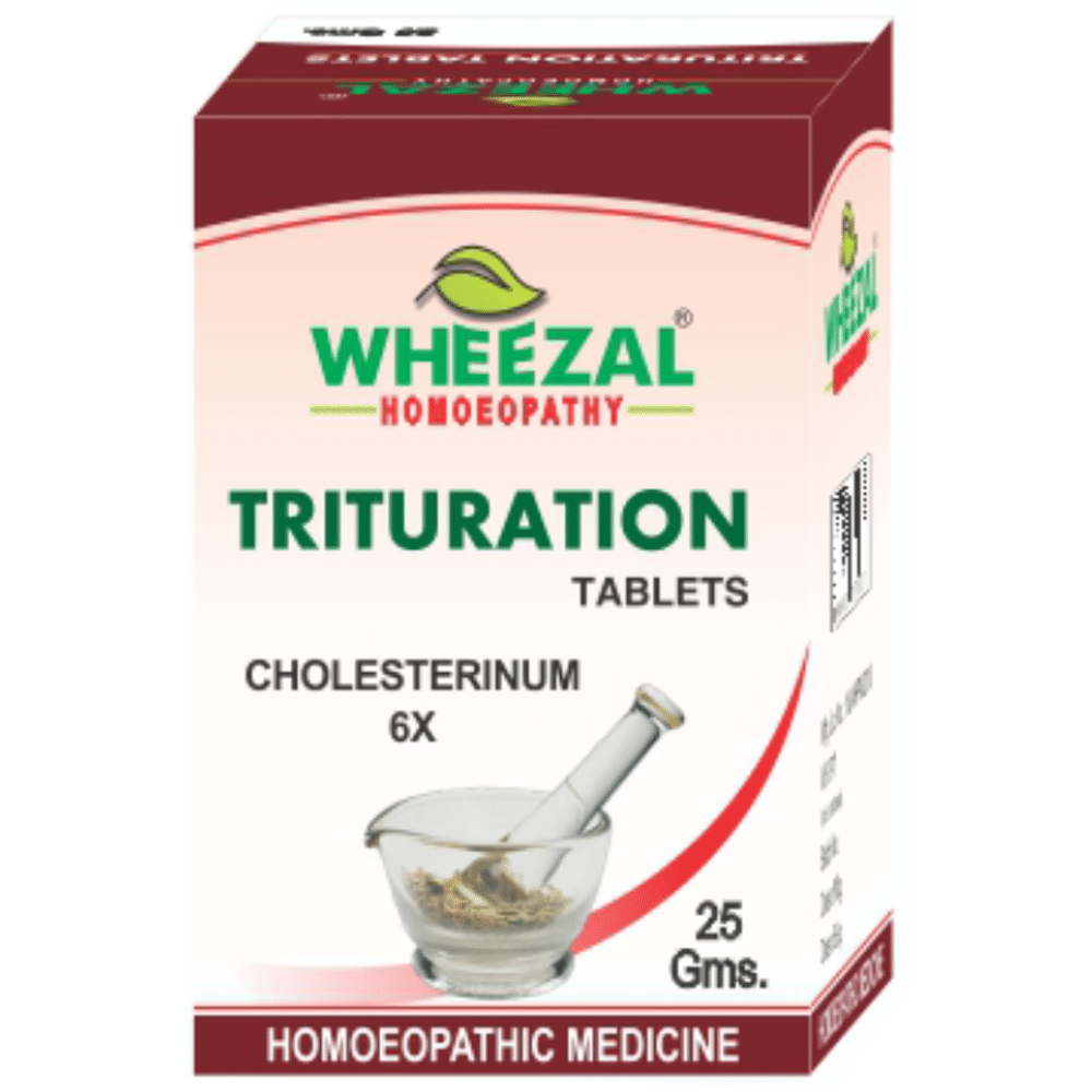 Wheezal Cholesterinum Trituration Tablet 6X