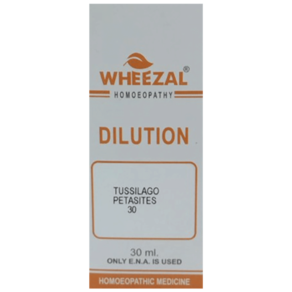 Wheezal Tussilago  Petasites Dilution 30