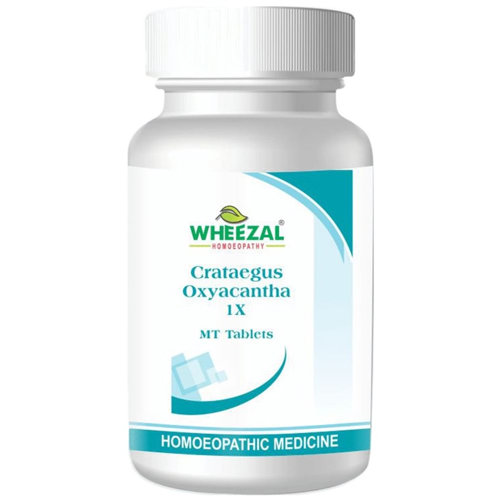 Wheezal Crataegus Oxycantha 1X MT Tablet