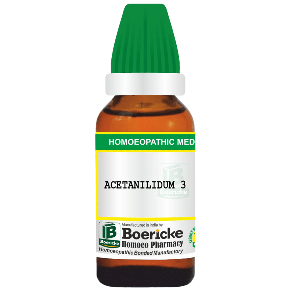 Boericke Acetanilidum Dilution (30ml Each) 3