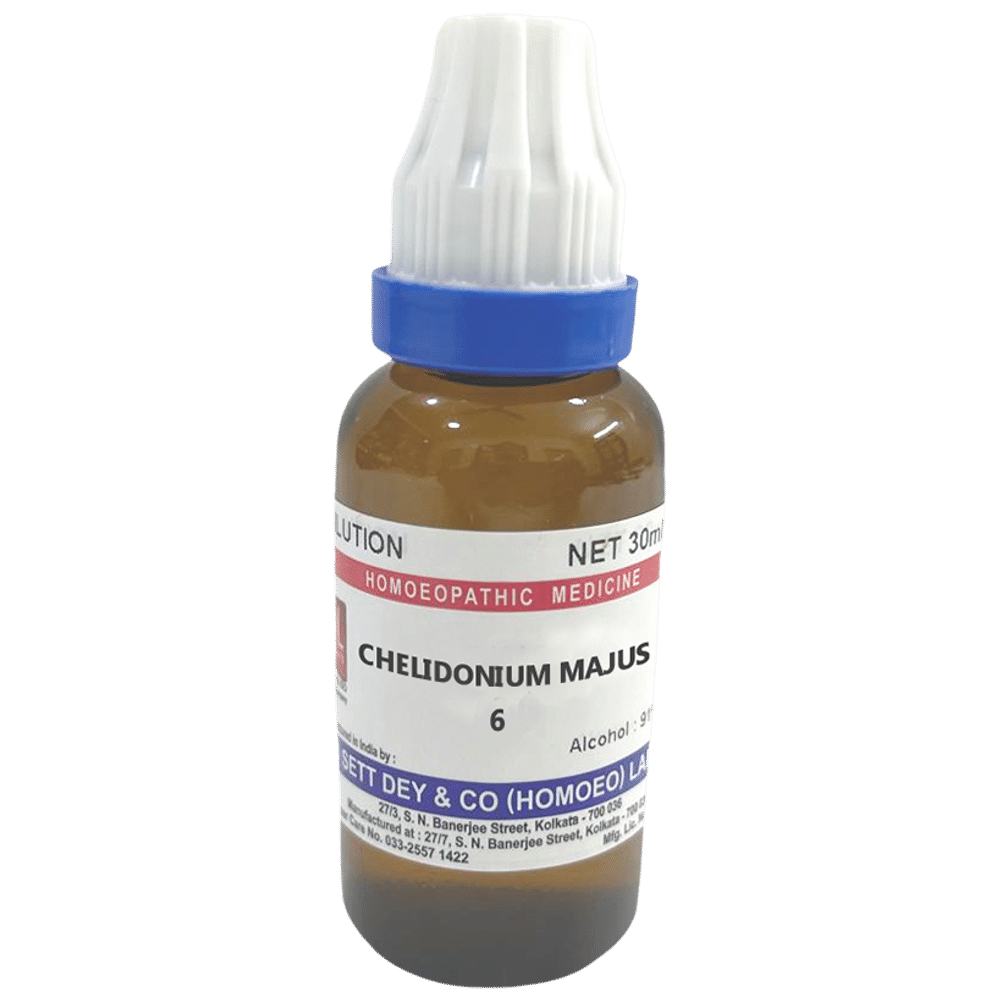 Sett Dey Chelidonium Majus Dilution 6