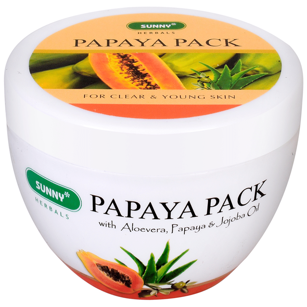 Sunny Herbals Papaya Pack with Aloevera and Papaya Jojoba Oil