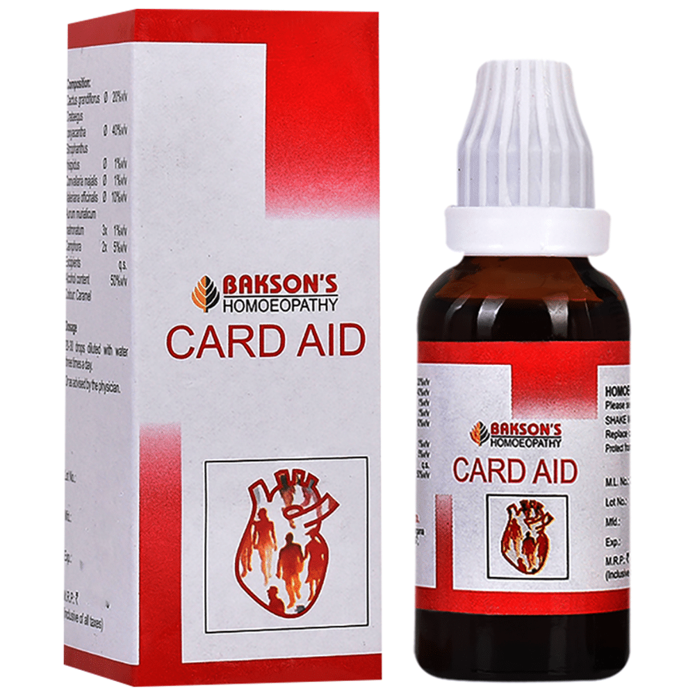 Bakson's Homeopathy Card Aid Drop