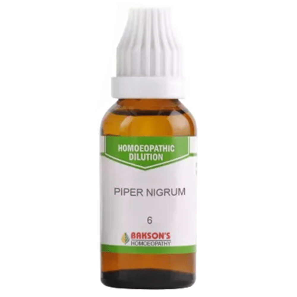 Bakson's Homeopathy  Piper Nigrum Dilution 6 CH