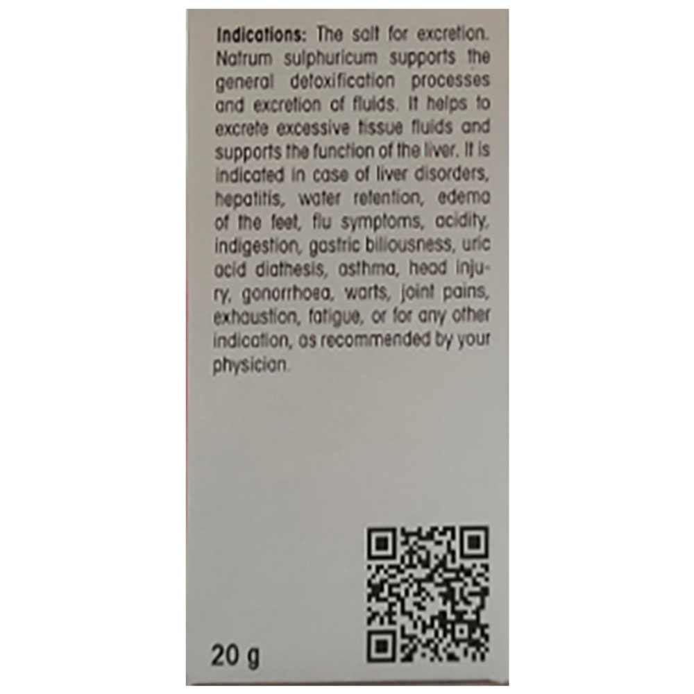 Dr Reckeweg &Co.gmbH Natrum sulphuricum Biochemic Tablet 12X