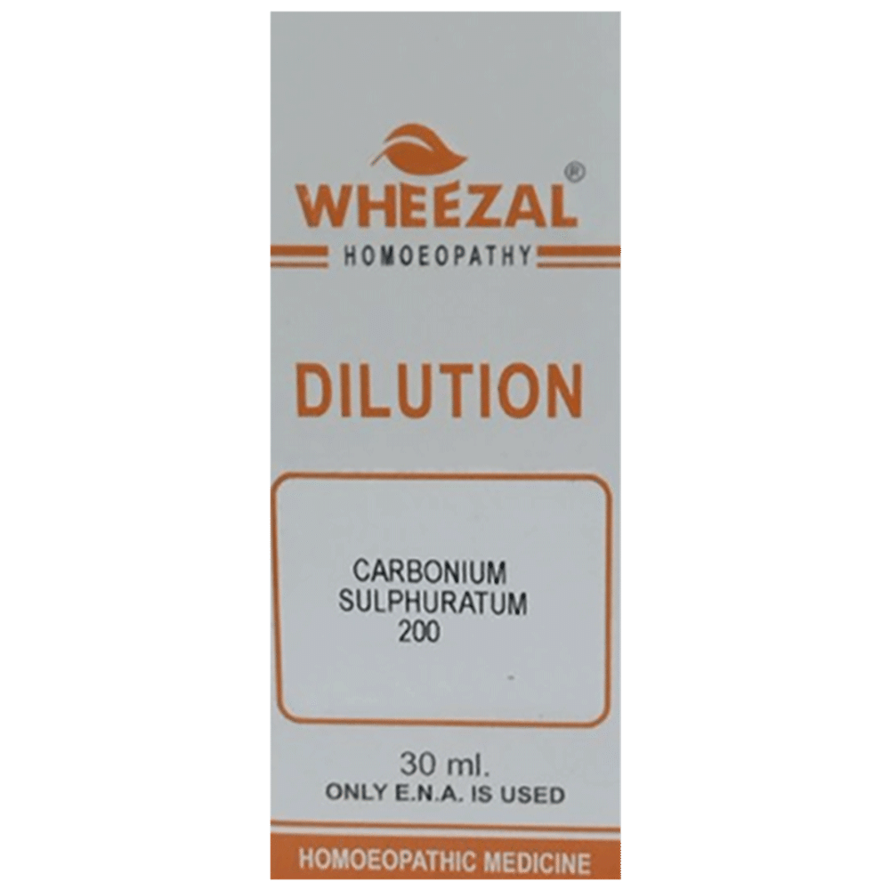 Wheezal Carbonium Sulphuratum Dilution 200