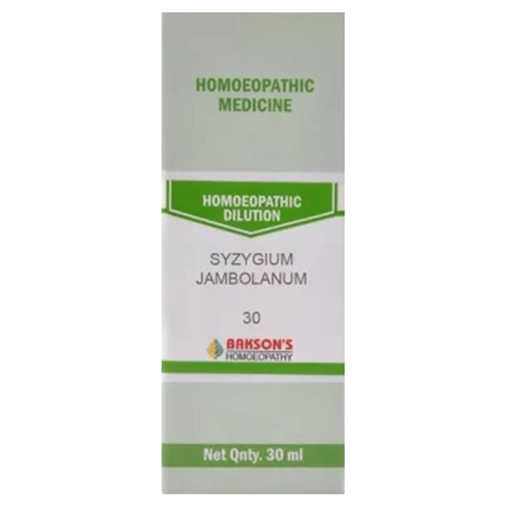 Bakson's Homeopathy Syzygium Jambolanum Dilution 30