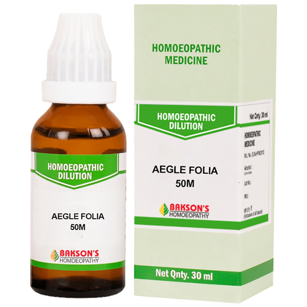 Bakson's Homeopathy Aegle Folia Dilution 50M