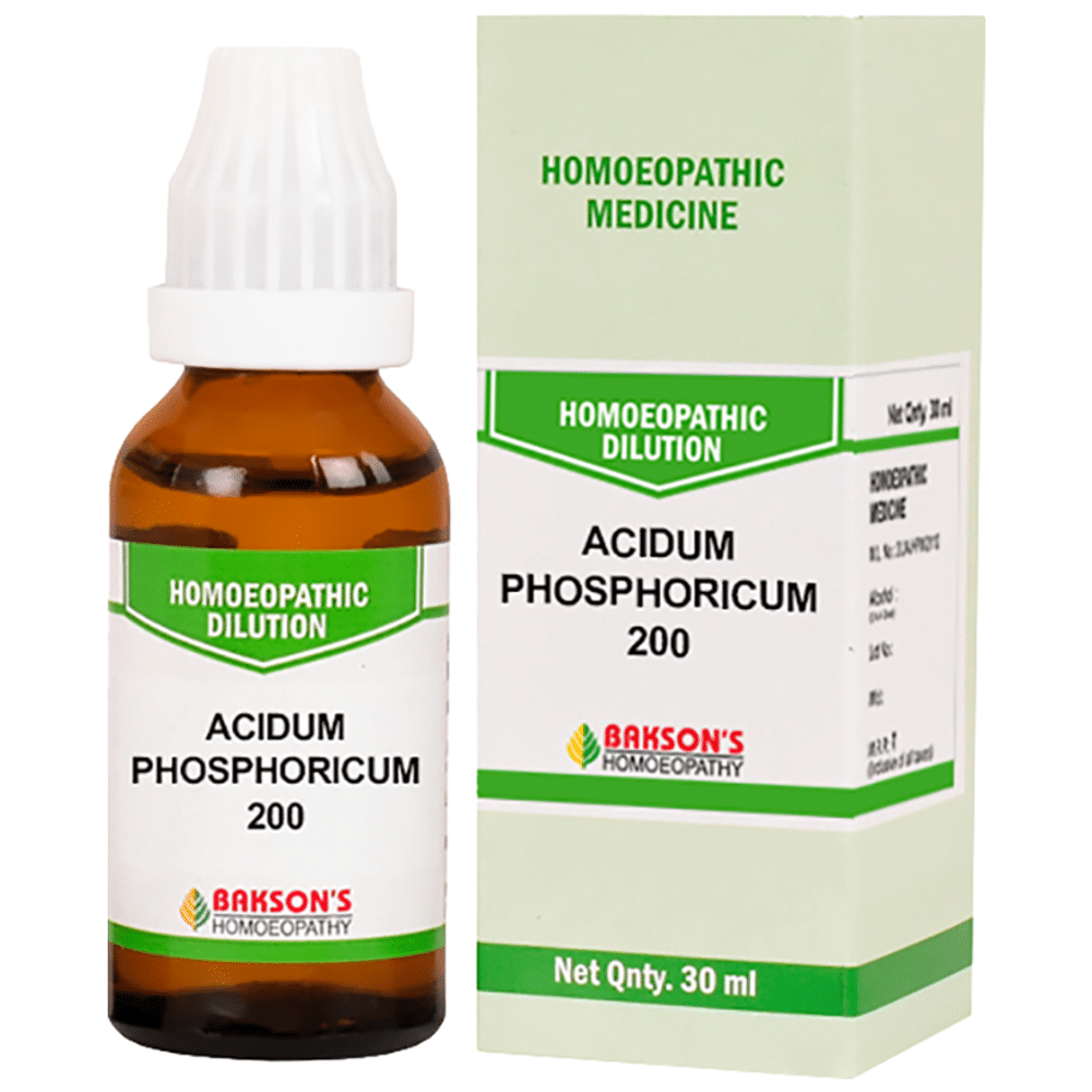 Bakson's Homeopathy Acidum Phosph Dilution 200 CH