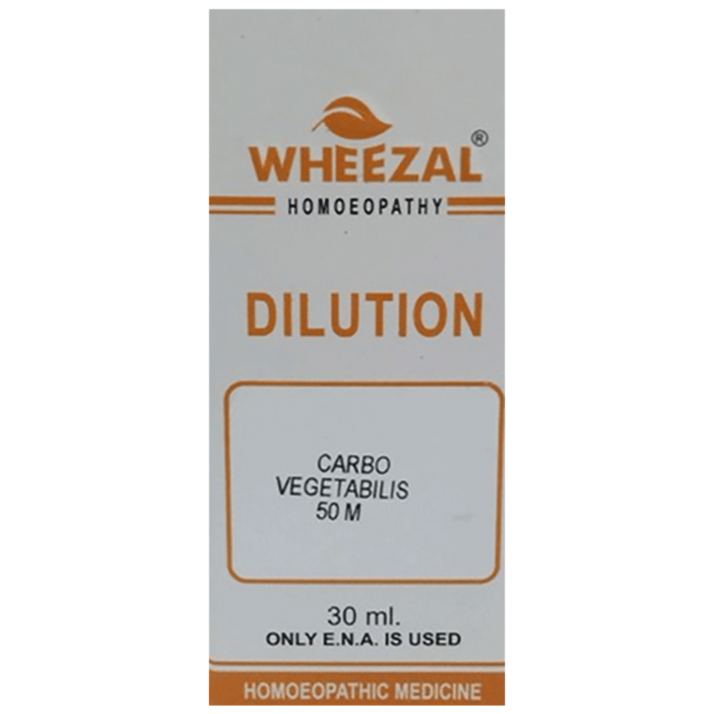 Wheezal Carbo Vegetabilis Dilution 50M