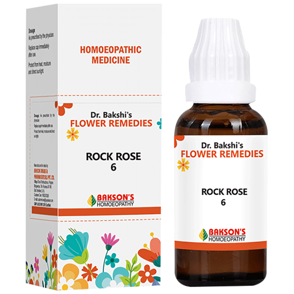 Dr Bakshi's Flower Remedies Rock Rose 6