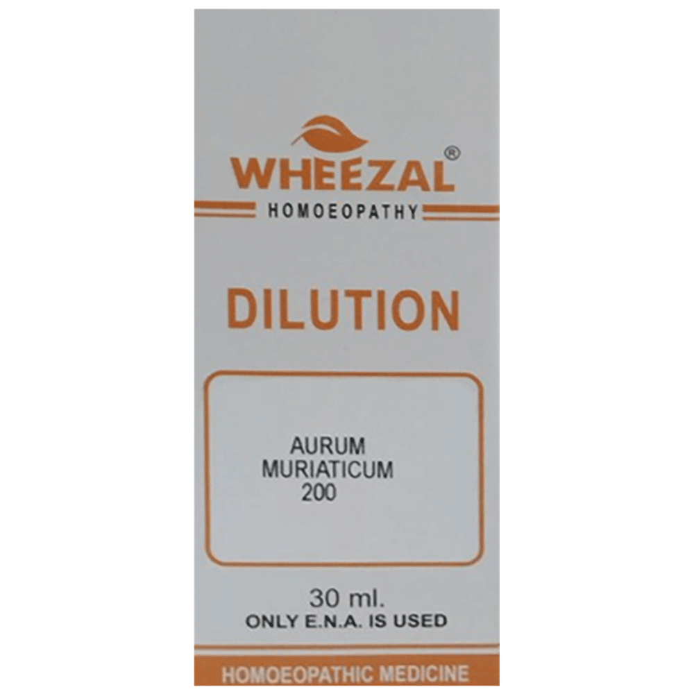 Wheezal Aurum Muriaticum Dilution 200