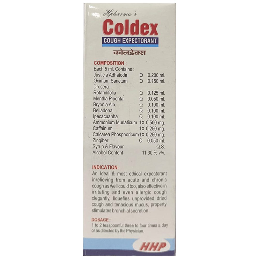 HHP Coldex Cough Expectorant