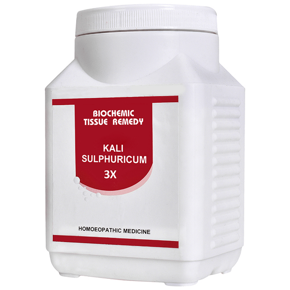 Bakson's Homeopathy Kali Sulphuricum Biochemic Tablet 3X