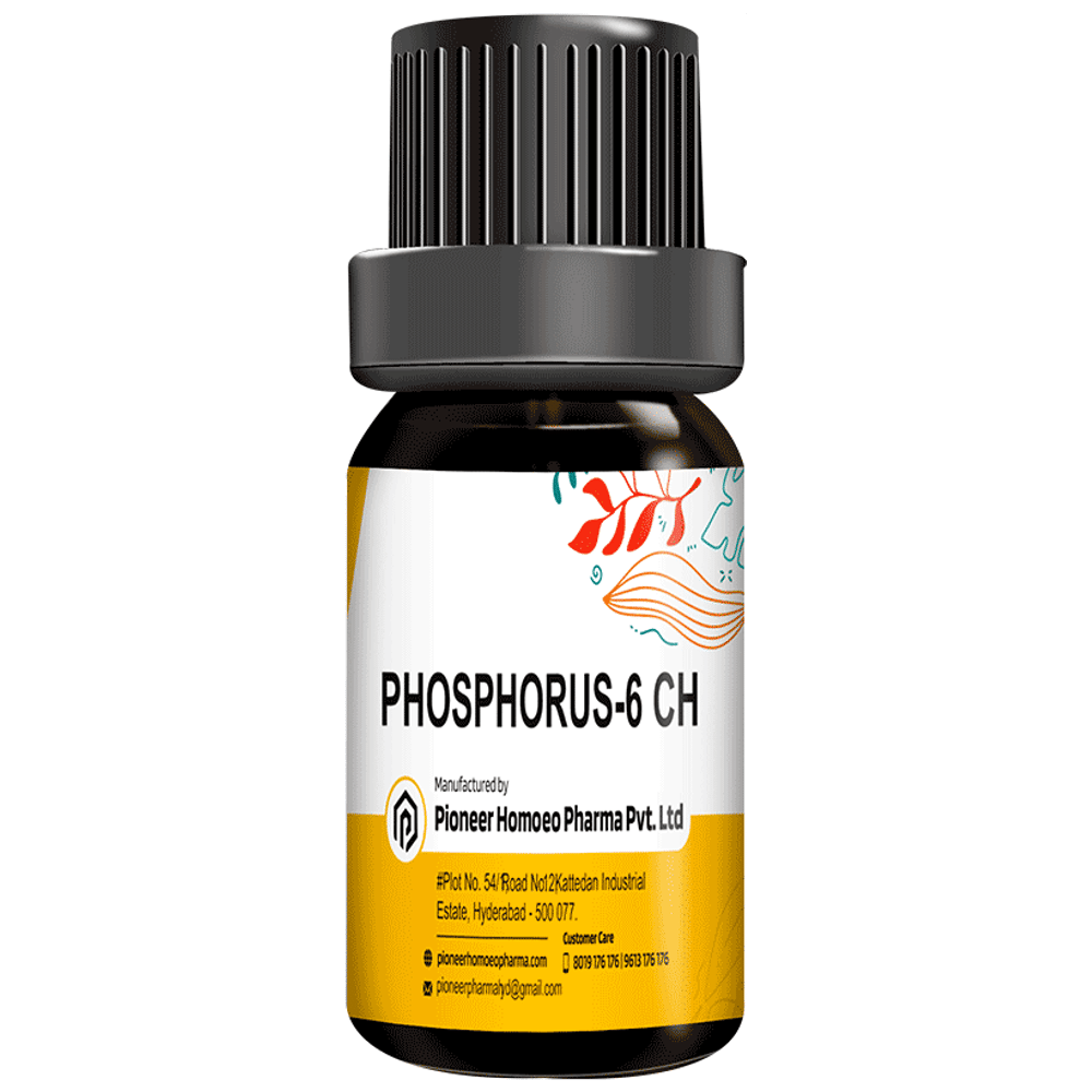 Pioneer Pharma Phosphorus Globules Pellet Multidose Pills 6 CH