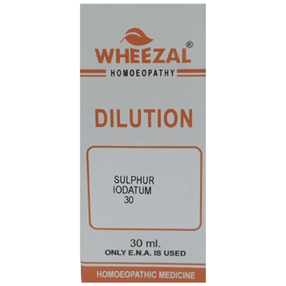 Wheezal Sulphur Iod Dilution 30