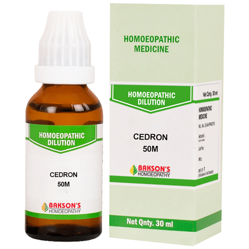 Bakson's Homeopathy Cedron Dilution 50M