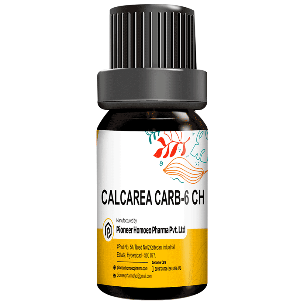 Pioneer Pharma Calcarea Carb Globules Pellets Multidose Pills 6 CH