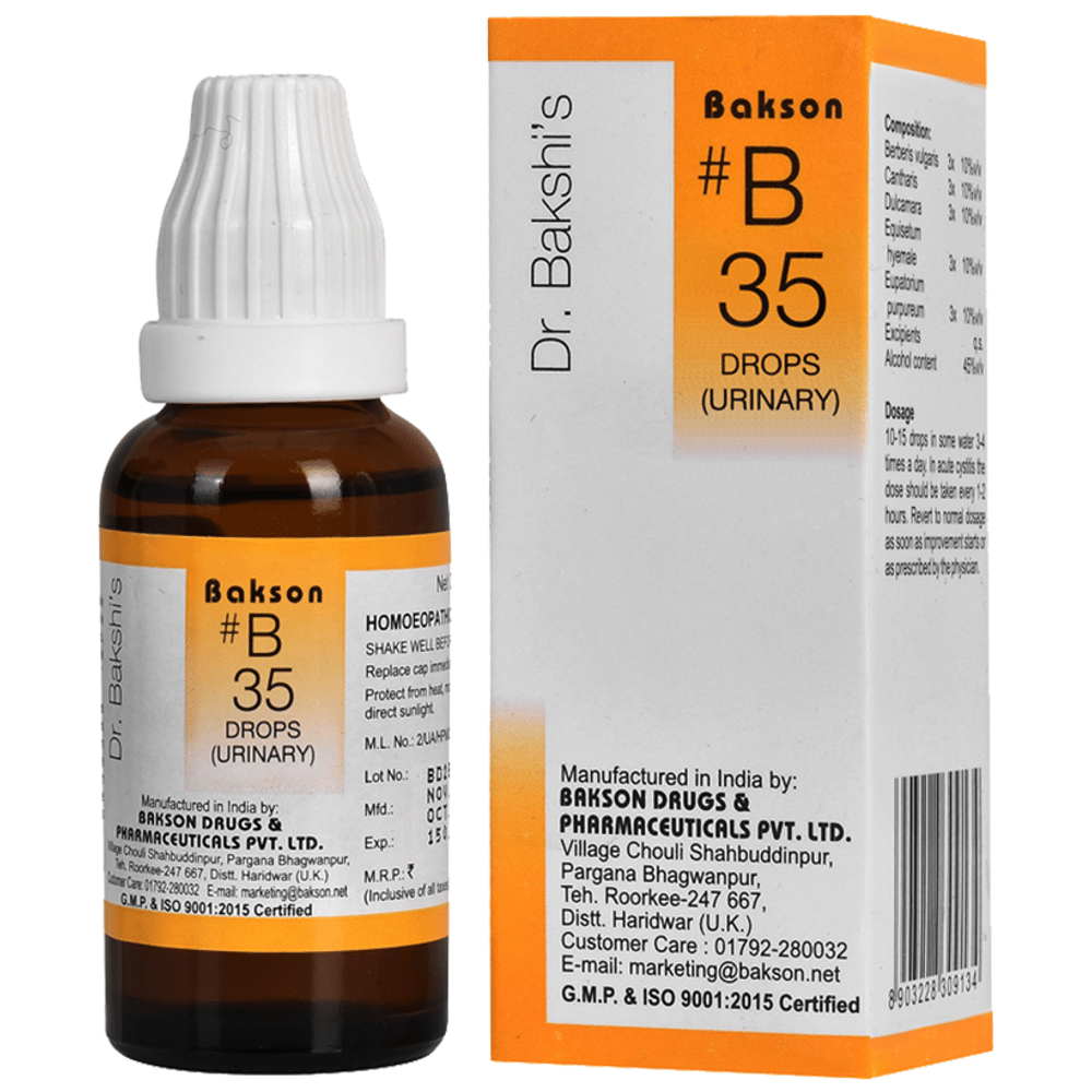 Bakson B35 Urinary Drop