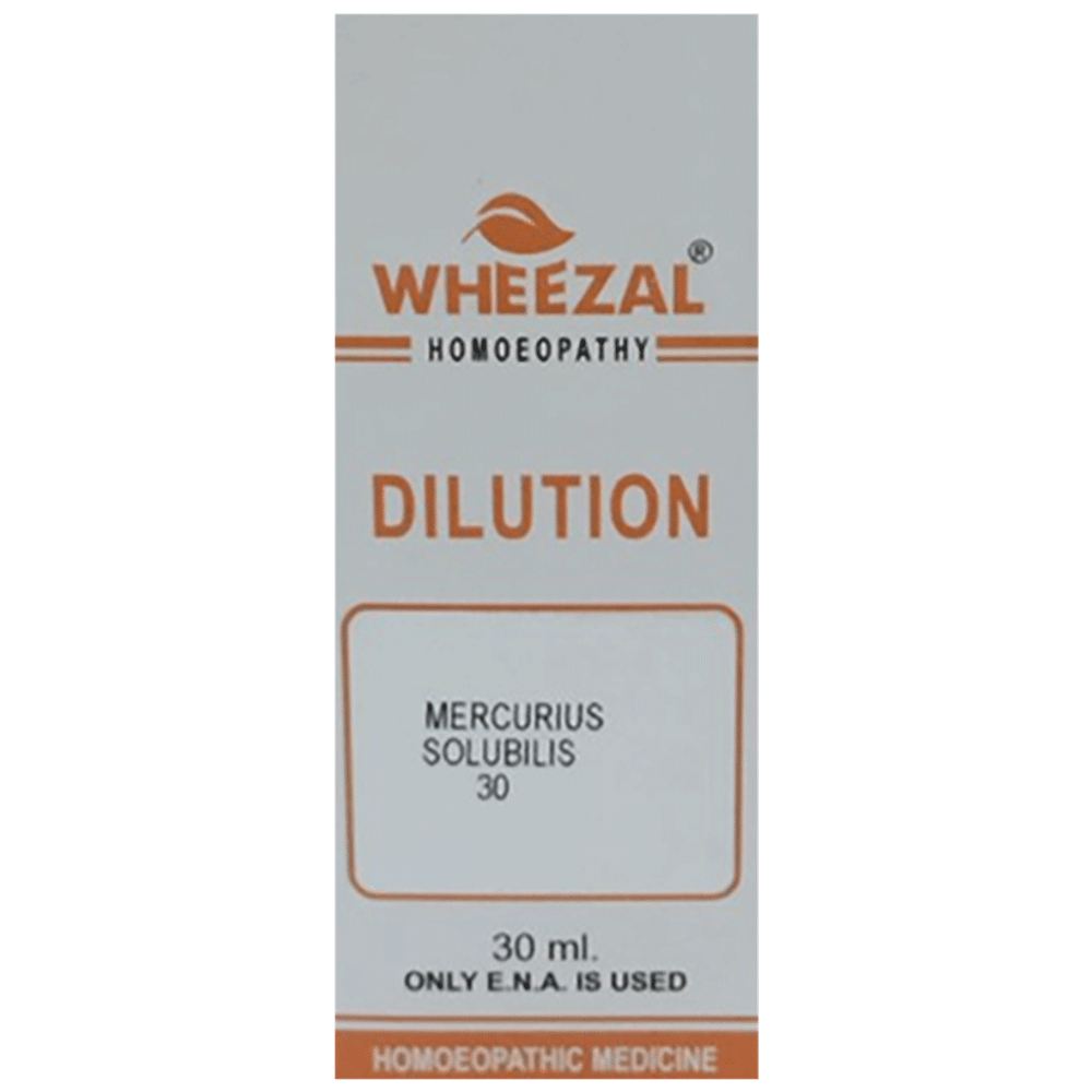 Wheezal Mercurius Solubilis Dilution 30