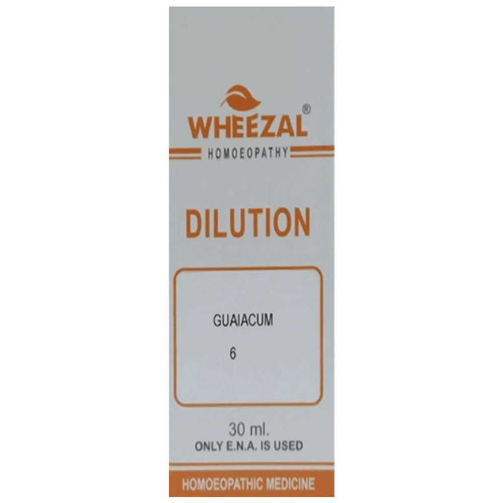 Wheezal Guaiacum Dilution 6