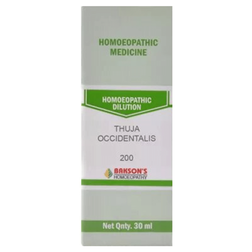 Bakson's Homeopathy Thuja Occidentalis Dilution 200 CH