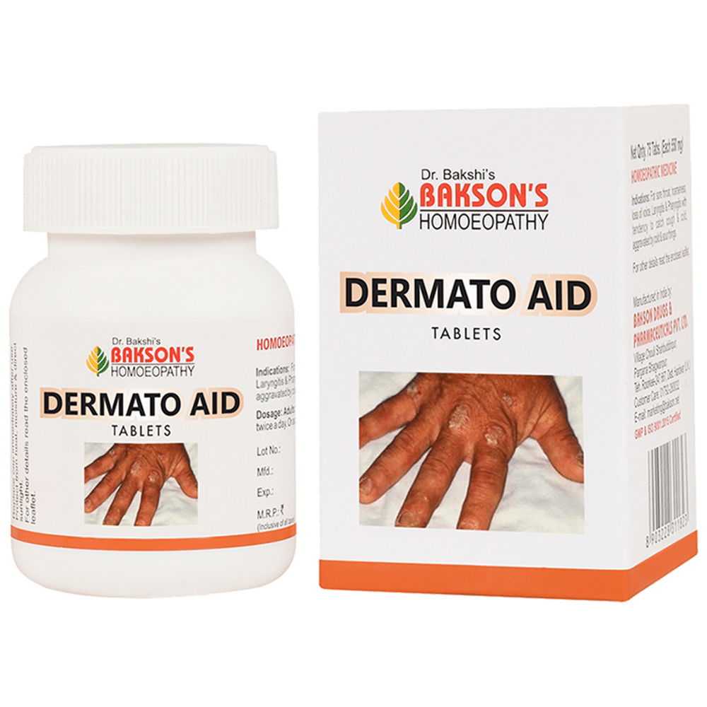 Bakson's Homeopathy Dermato Aid Tablet