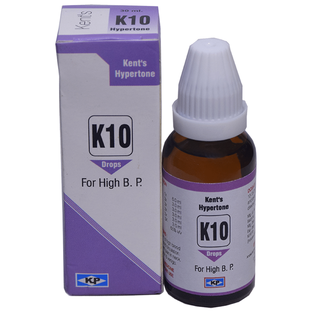 Kent's K10 High B.P. Oral Drops