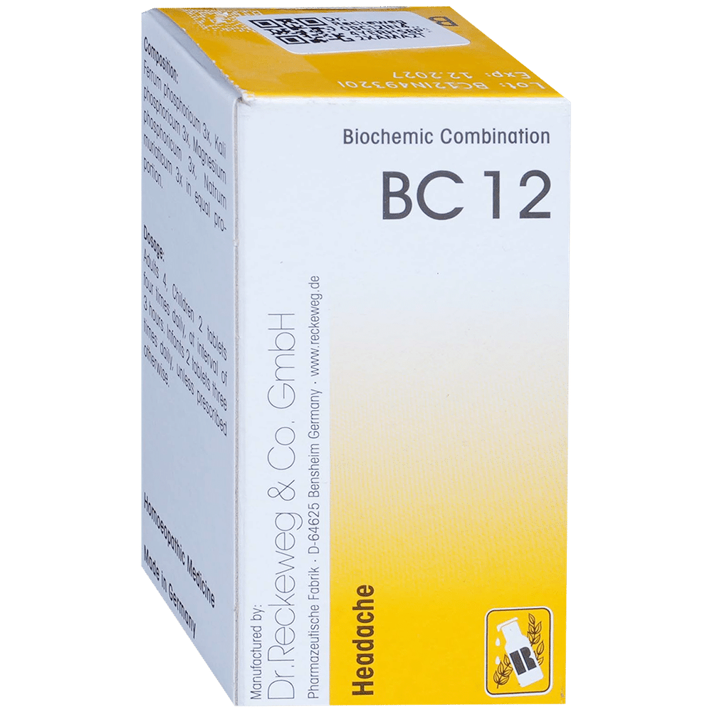 Dr. Reckeweg Bio-Combination 12 (BC 12) Tablet