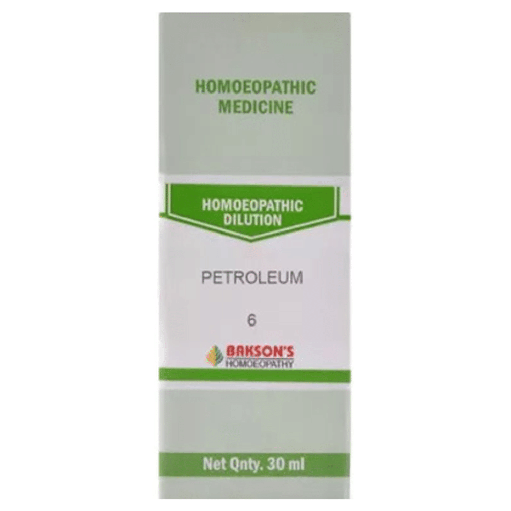 Bakson's Homeopathy Petroleum Dilution 6 CH