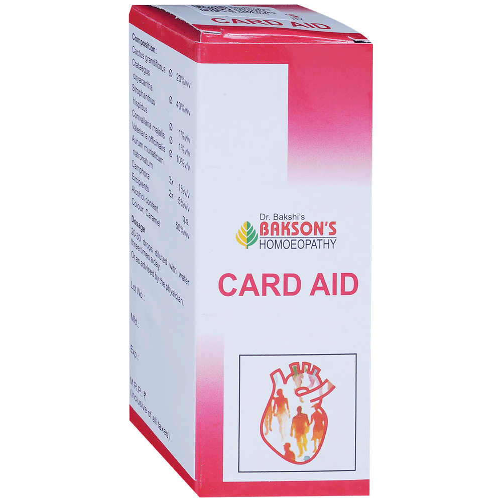 Bakson's Homeopathy Card Aid Drop