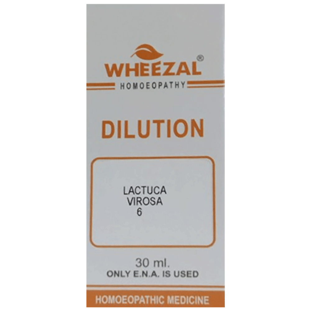 Wheezal Lactuca Virosa Dilution 6