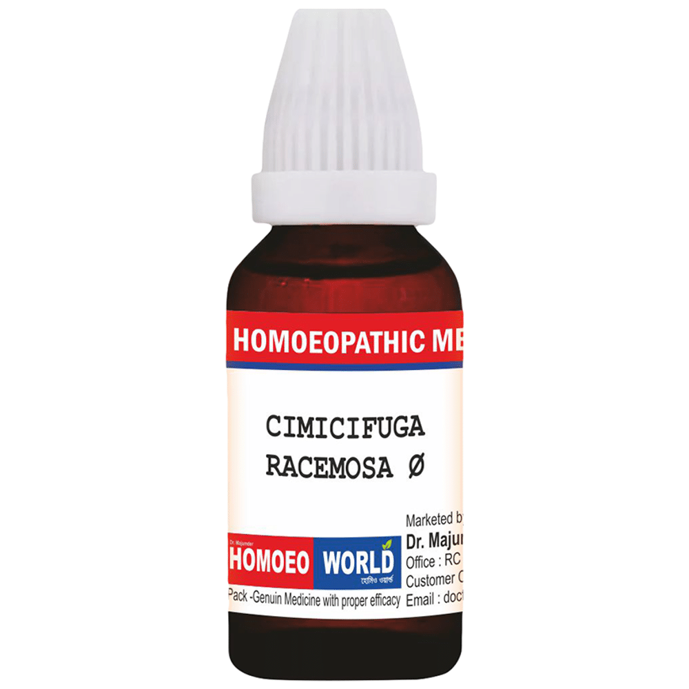 Dr. Majumder Homeo World Cimicifuga Racemosa Mother Tincture (30ml Each) Q