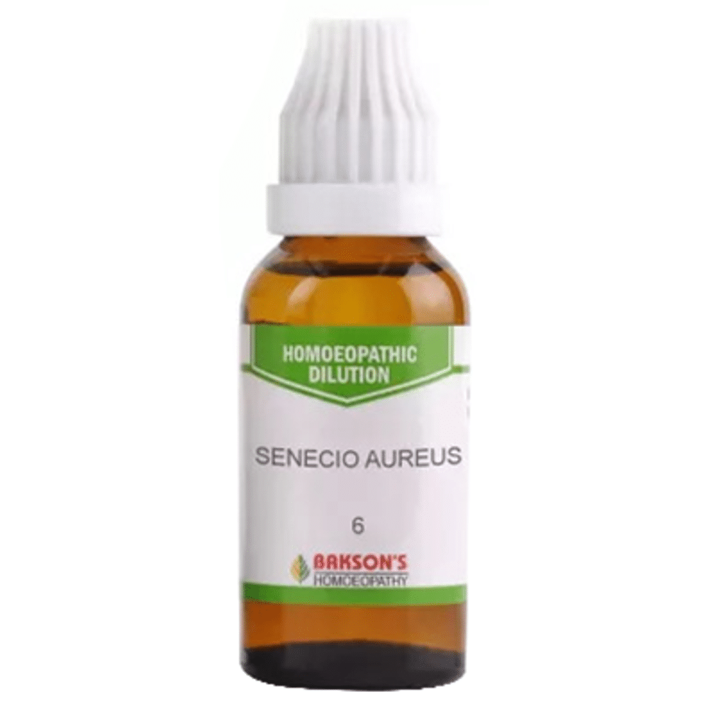 Bakson's Homeopathy Senecio Aureus Dilution 6 CH