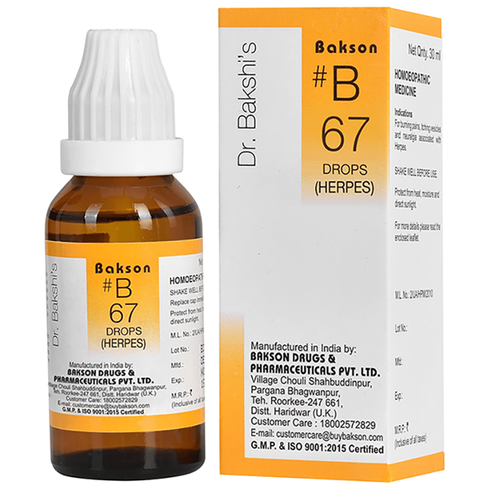 Bakson B67 Herpes Drop