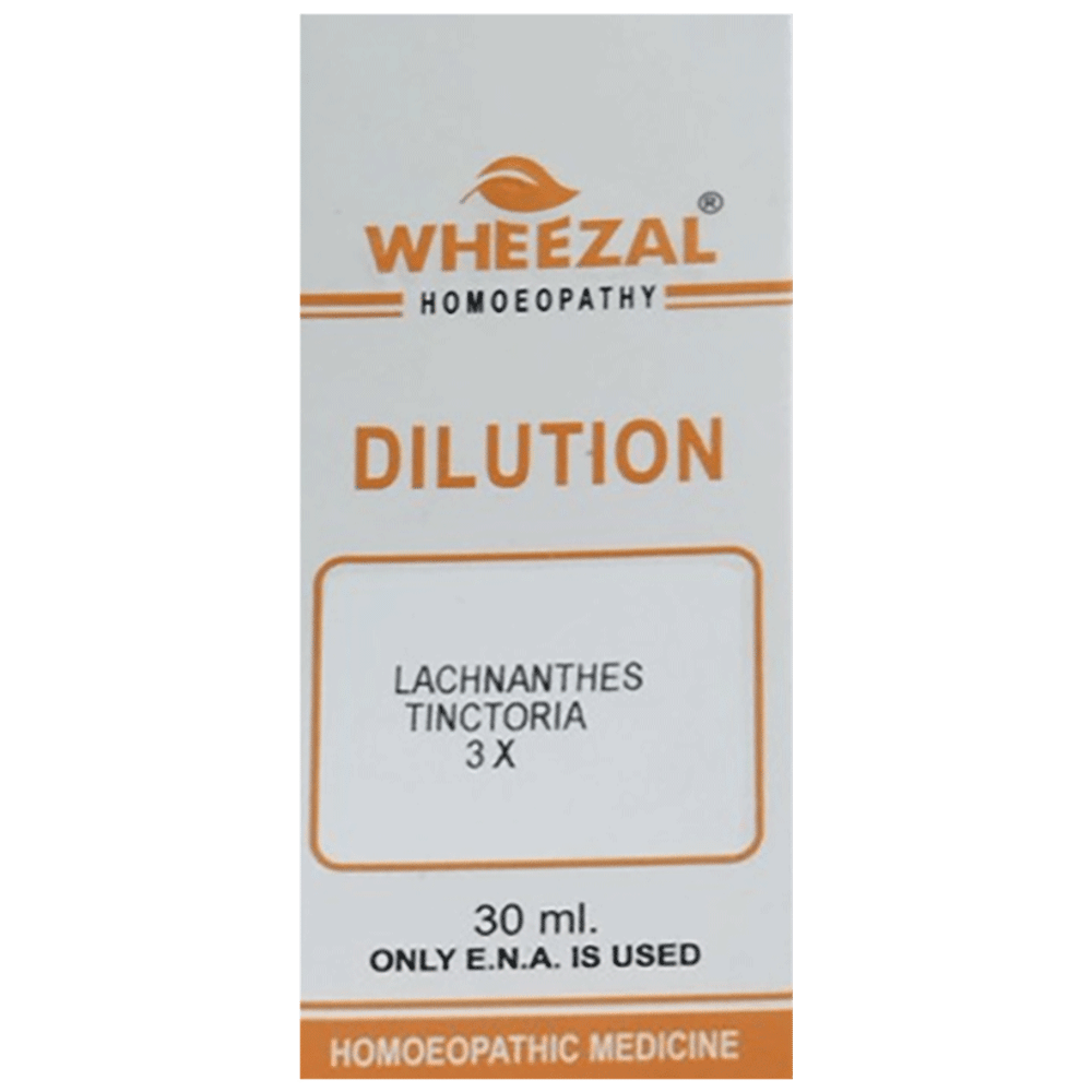 Wheezal Lachnanthes Tinctoria Dilution 3X