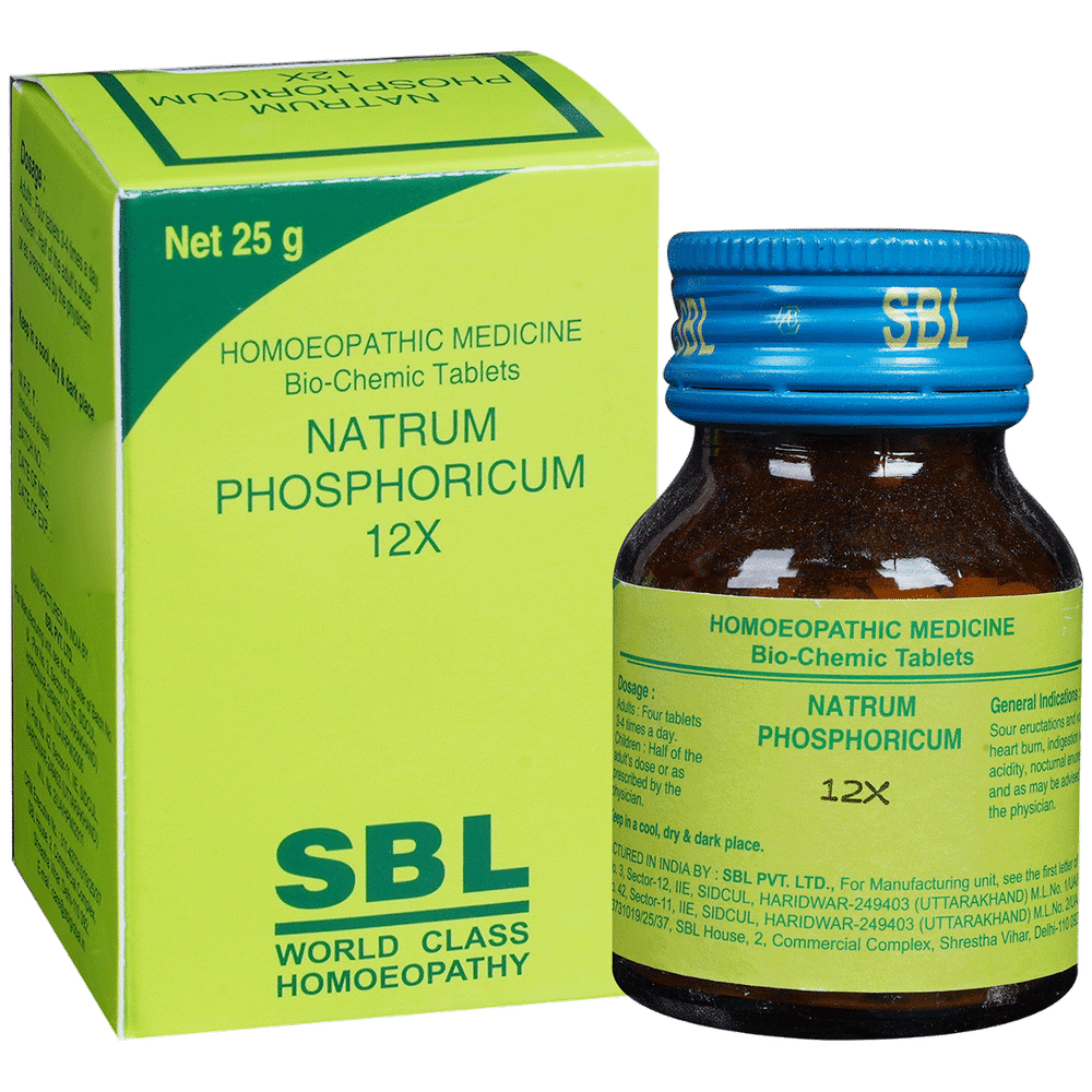 SBL Natrum Phosphoricum Biochemic Tablet 12X