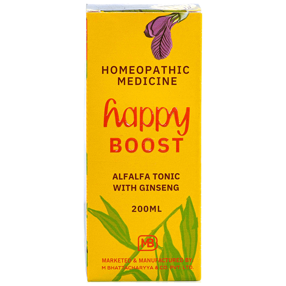 Happy Boost Alfalfa Tonic with Ginseng Alfalfa Tonic with Ginseng