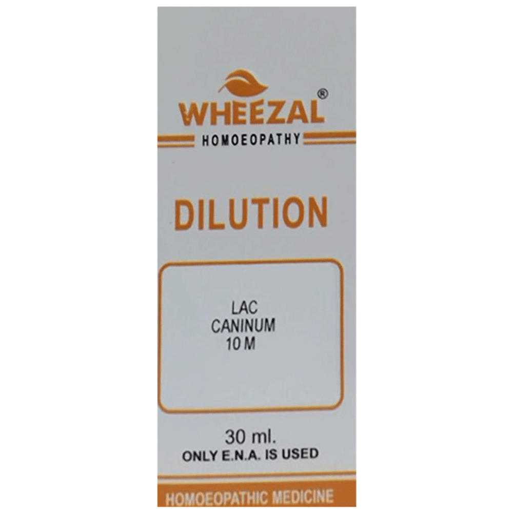 Wheezal Lac Caninum Dilution 10M