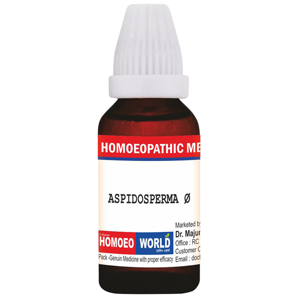 Dr. Majumder Homeo World Aspidosperma Q Mother Tincher(30ml Each)