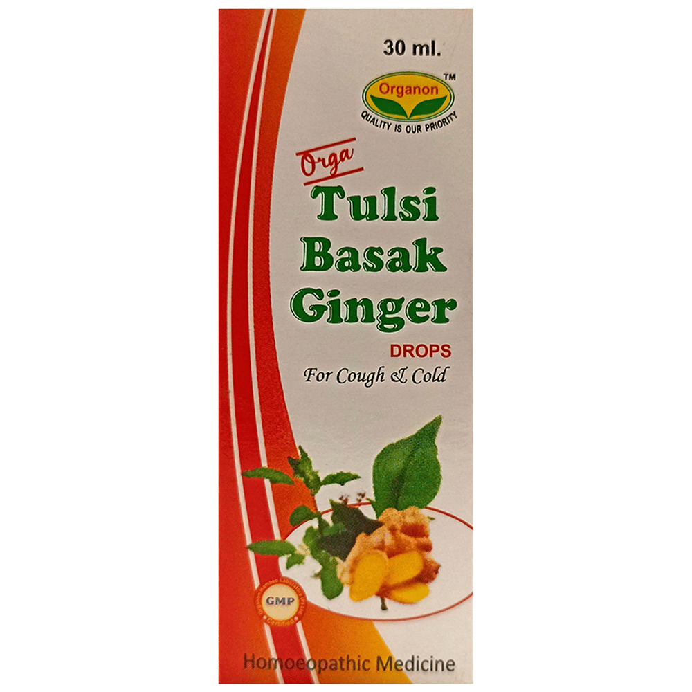 Organon Tulsi Basak Ginger Drops