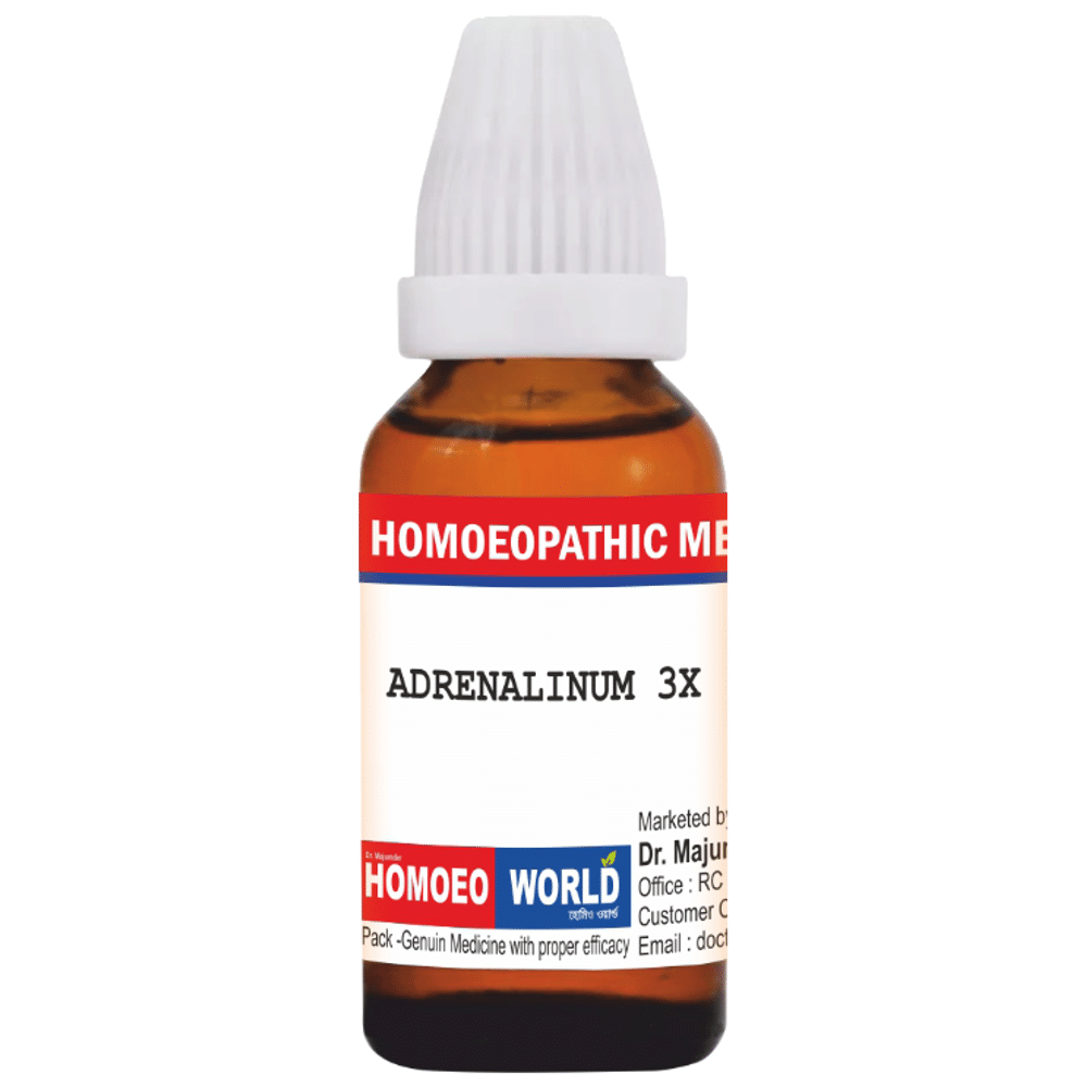 Dr. Majumder Homeo World Adrenalinum Dilution (30ml Each) 3X