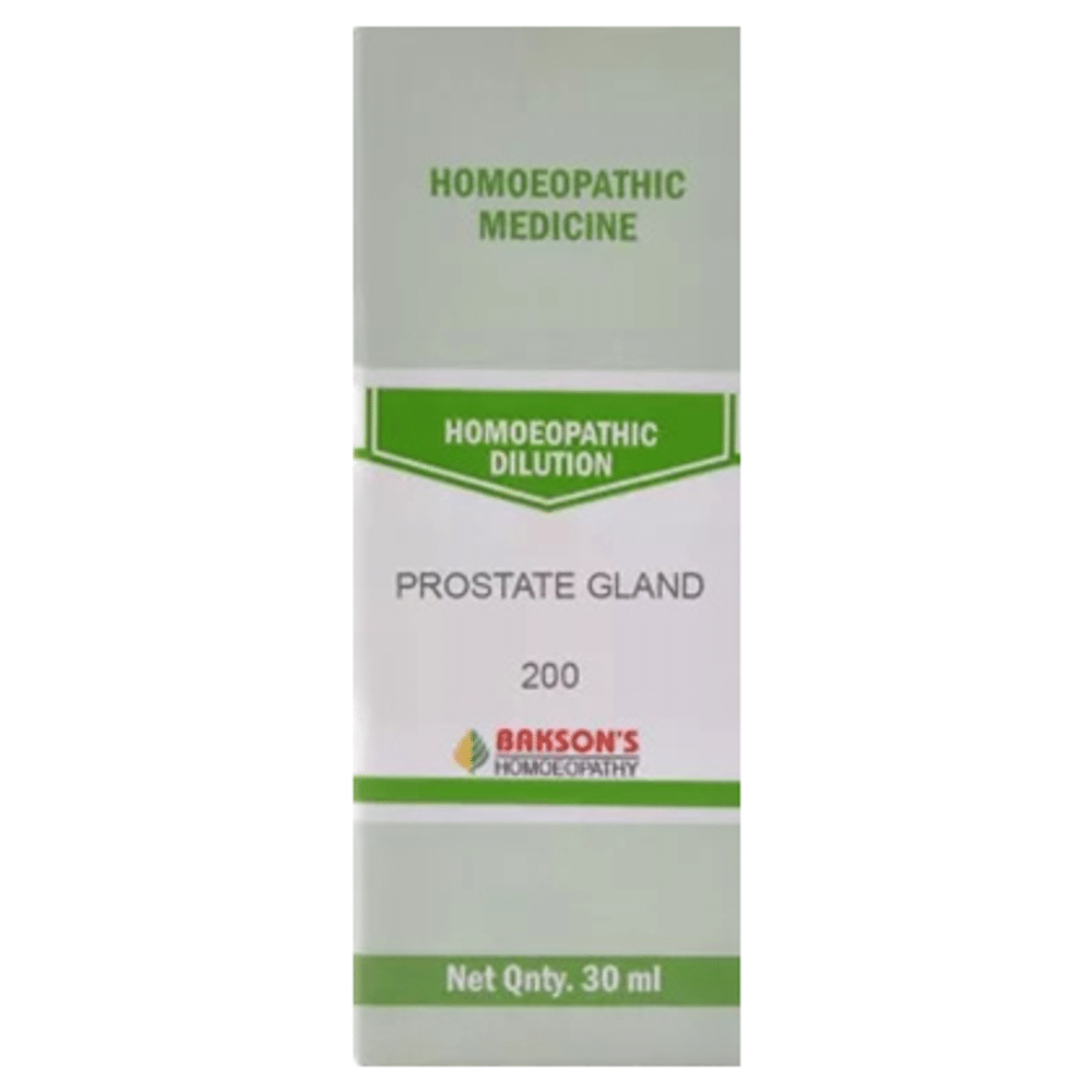 Bakson's Homeopathy Prostate Gland Dilution 200