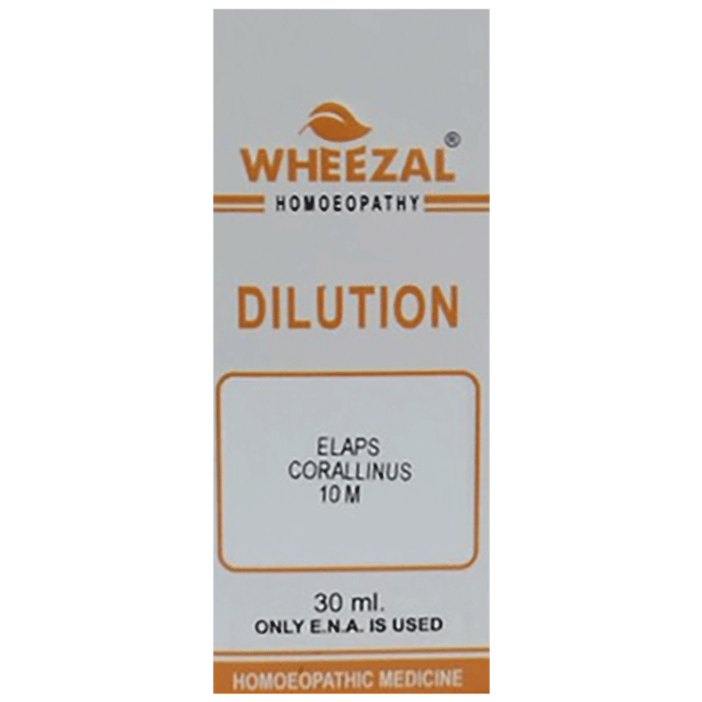 Wheezal Elaps Corallinus Dilution 10M