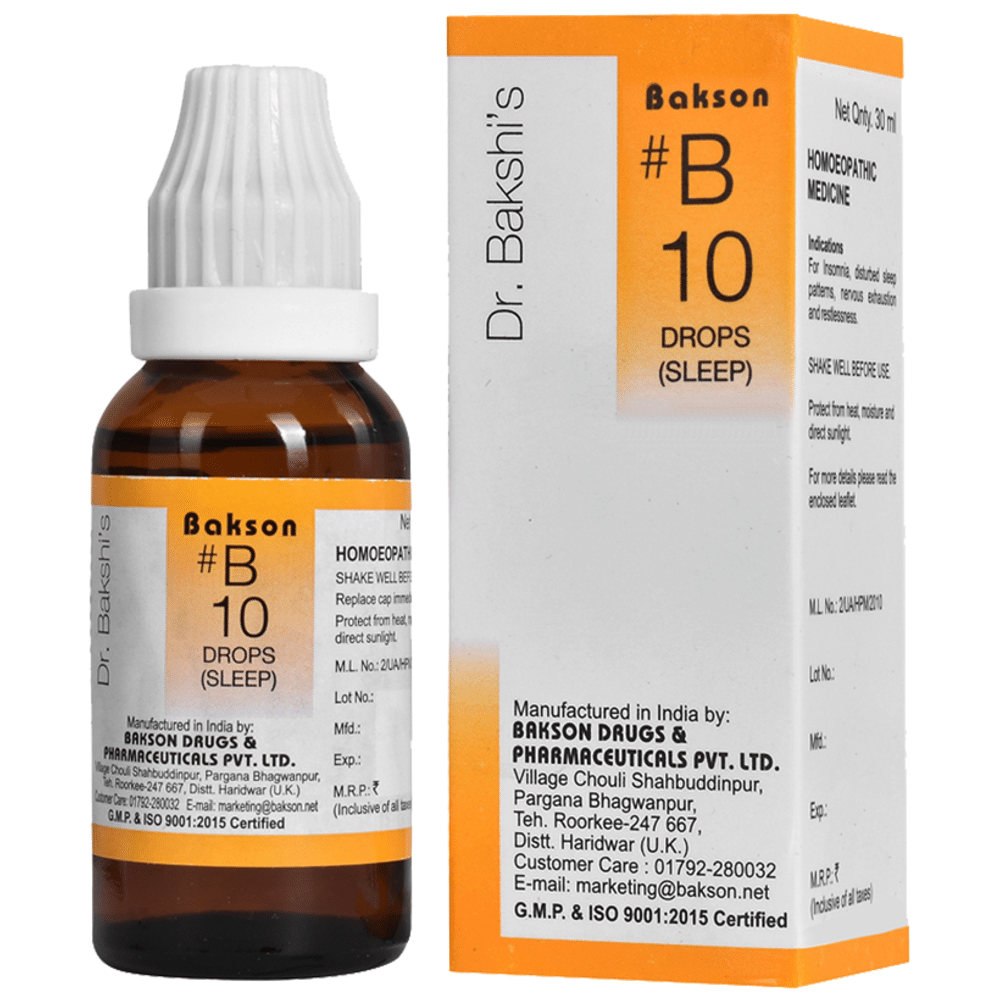 Bakson B10 Sleep Drop