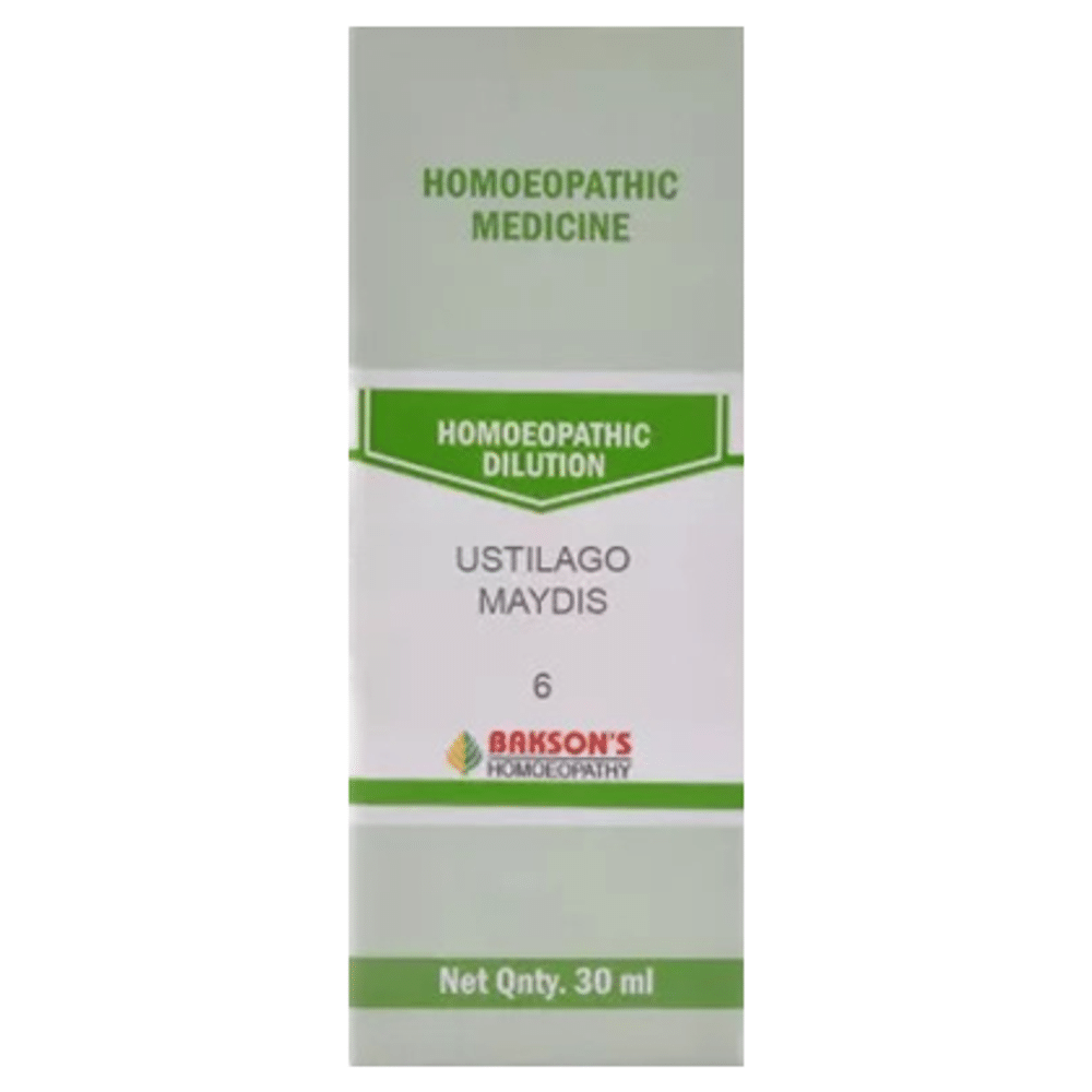 Bakson's Homeopathy Ustilago Maydis Dilution 6 CH