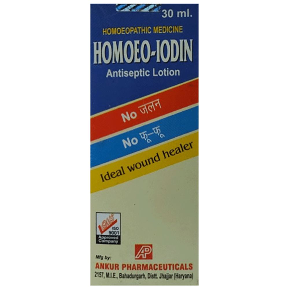 Ankur Homoeo-Iodin Antiseptic Lotion