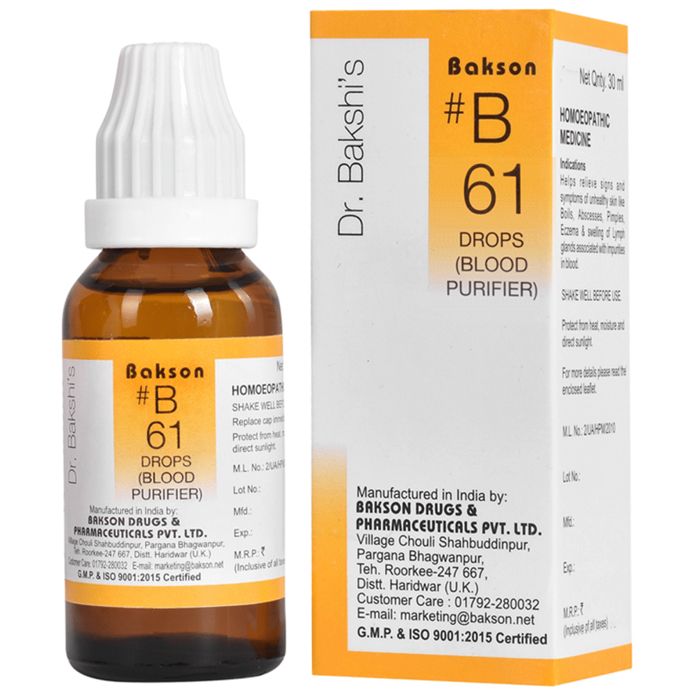 Bakson B61 Blood Purifier Drop