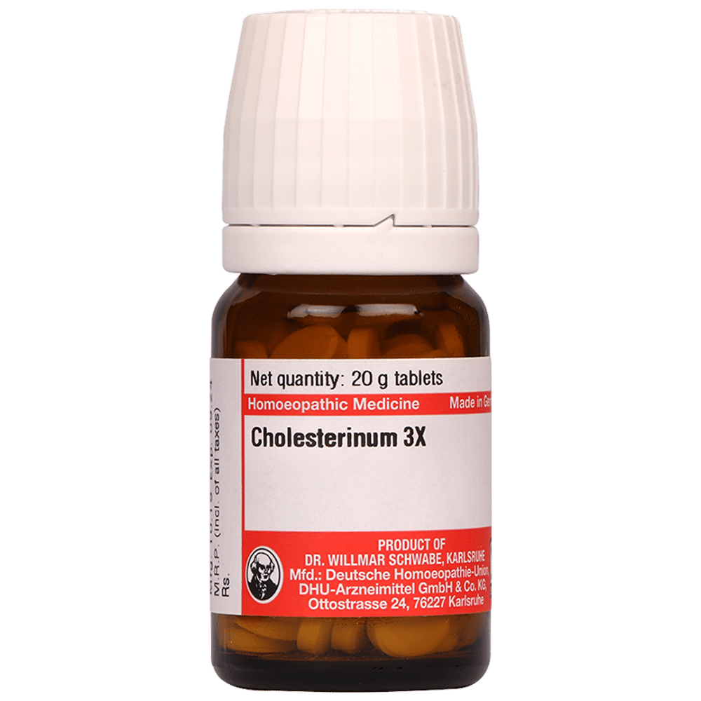 Dr Willmar Schwabe Germany Cholesterinum Trituration Tablet 3X