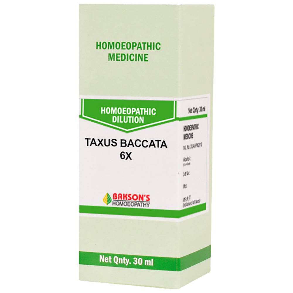 Bakson's Homeopathy Taxus Baccata Dilution 6X